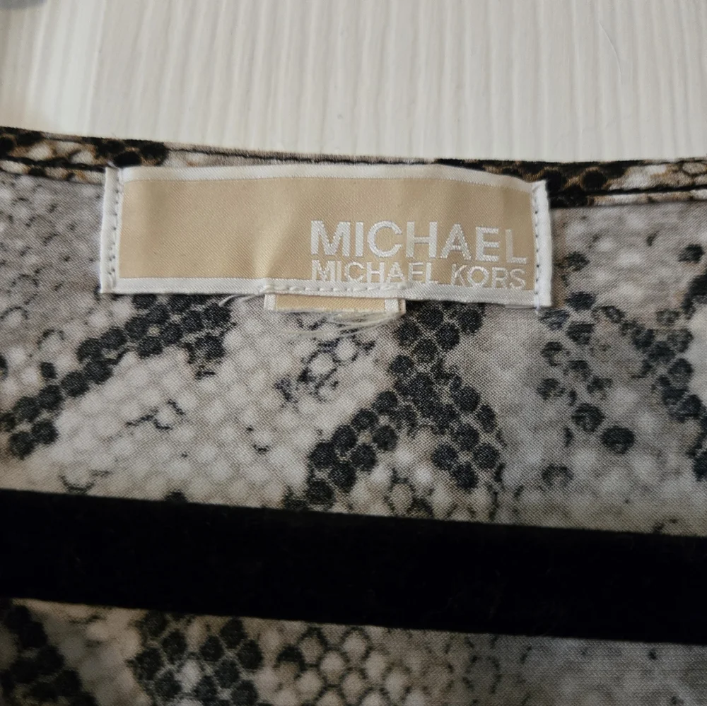 Michael kors snake‎ print silky caftan tunic
